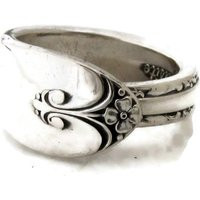 Spoon Ring Exquisite Silver Pattern 1940 | Etsy (US)