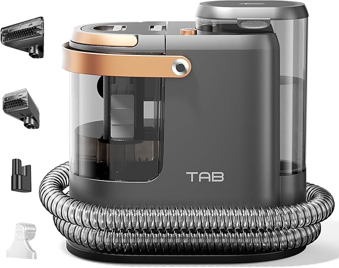 TAB Carpet Cleaner Machine, 18KPa Portable Upholstery Spot Cleaner Shampooer Machine, Powerful De... | Amazon (US)