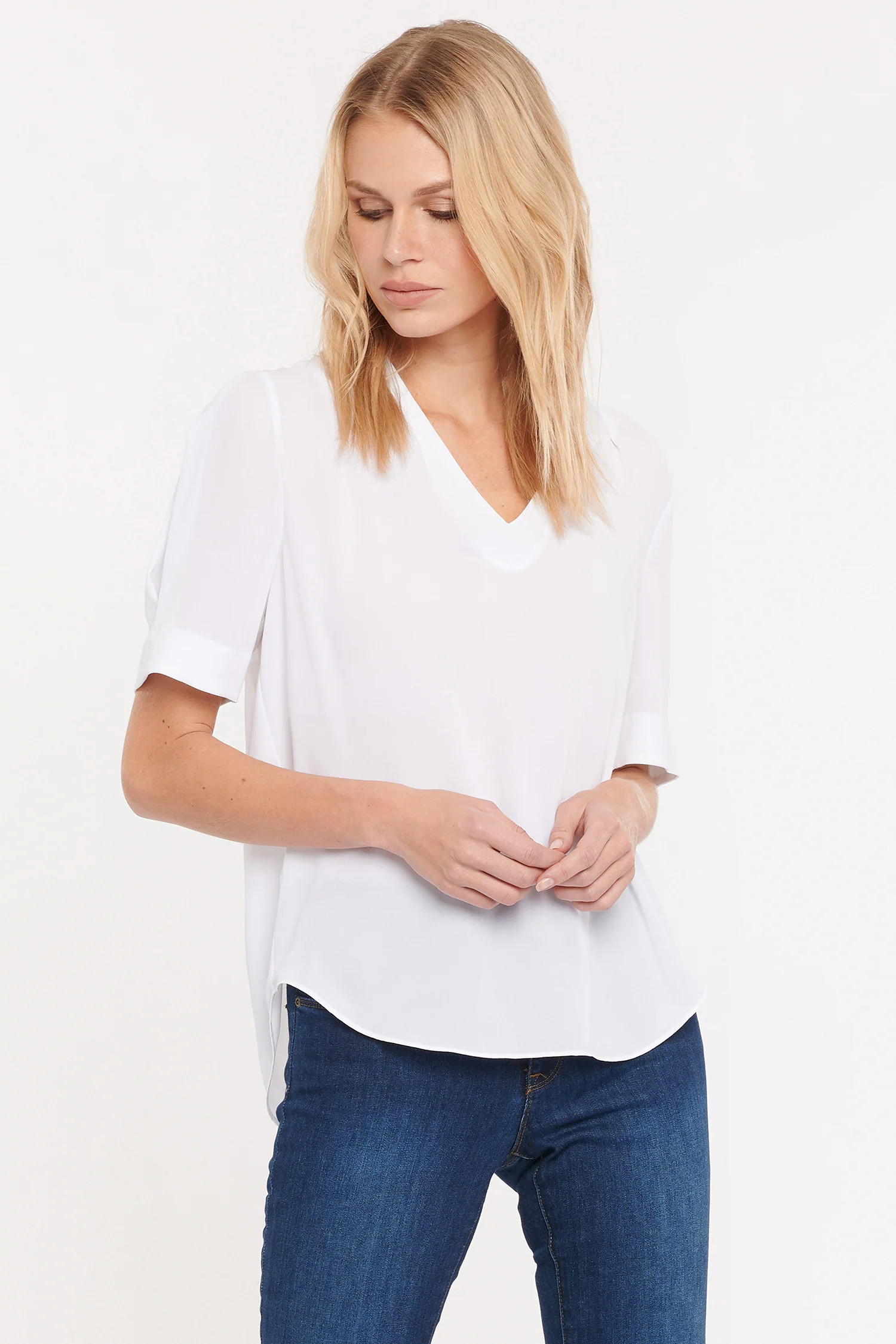 Charming Top - Optic White | NYDJ