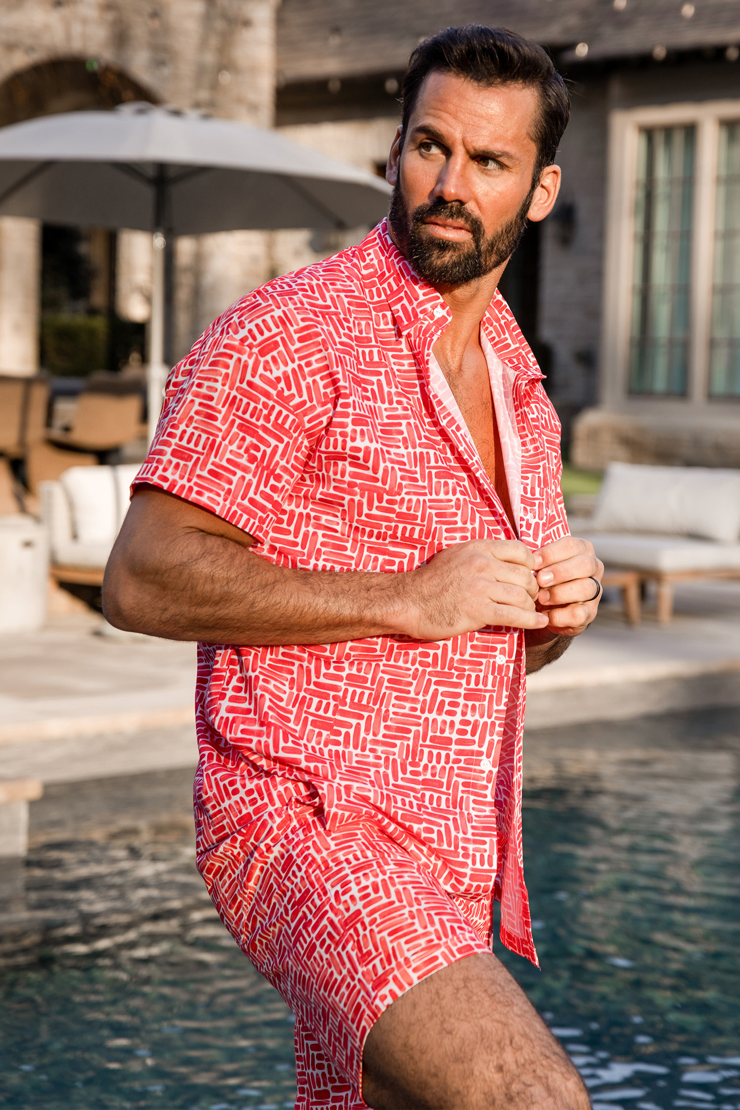 x JJD When in Rome Abstract Shirt | Cupshe US