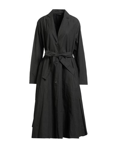 Casey∘casey Woman Overcoat & Trench Coat Dark green Size M Cotton | YOOX (US)