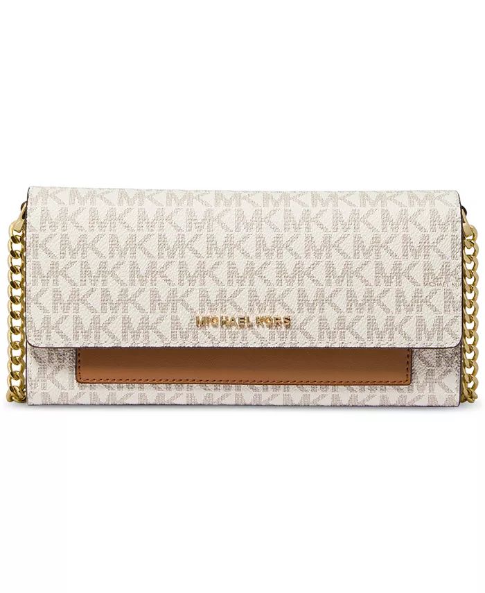 Signature Jet Set 2 in 1 Wallet-On-A-Chain Small Crossbody | Macys (US)