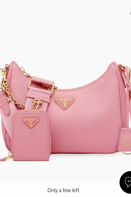 Pink Prada bag 