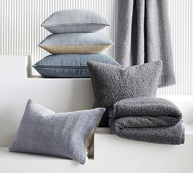Mineral Palette Pillow Collection - Water Colors | Pottery Barn (US)