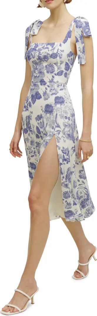 Reformation Twilight Tie Shoulder Midi Dress | Nordstrom | Nordstrom