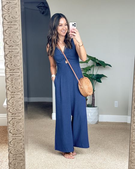 This Blue Jumpsuit is One Of My Top 10 Best Amazon Sellers of May 
Get all links & Details at: 
www.everydayholly.com

Blue jumpsuit  comfortable jumpsuit  summer outfit  beach look

#LTKstyletip #LTKFind