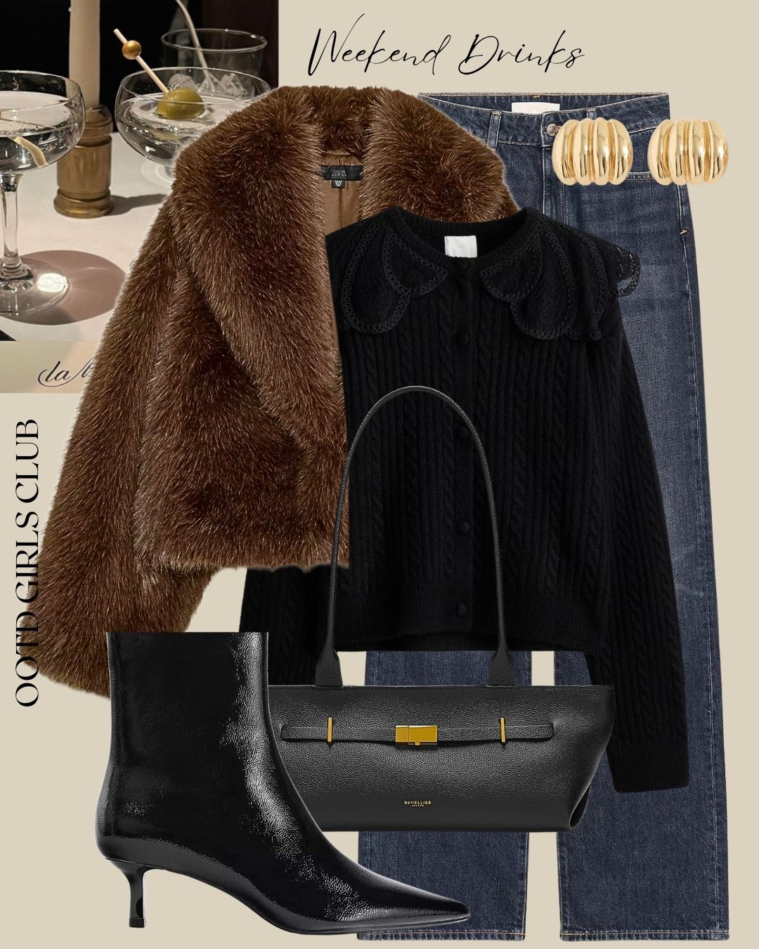 Weekend drinks - fur coat styling 

#LTKwinter #LTKfestive #LTKautumn