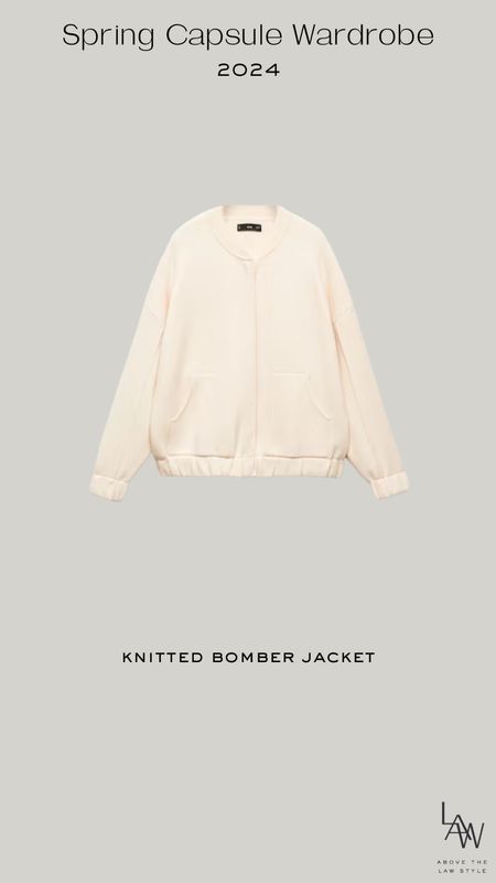 Spring Capsule: Knitted Bomber Jacket

#LTKfindsunder50 #LTKstyletip #LTKfindsunder100
