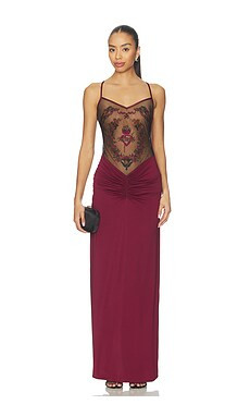 Thistle and Spire Immaculate Slip Dress in Burgundy from Revolve.com | Revolve Clothing (Global)