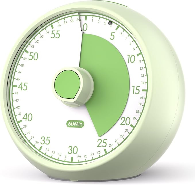 Visual Timer for Kids 60-Minute Countdown Timer with Optional Alarm, Focus Tool for ADHD & Autism... | Amazon (US)
