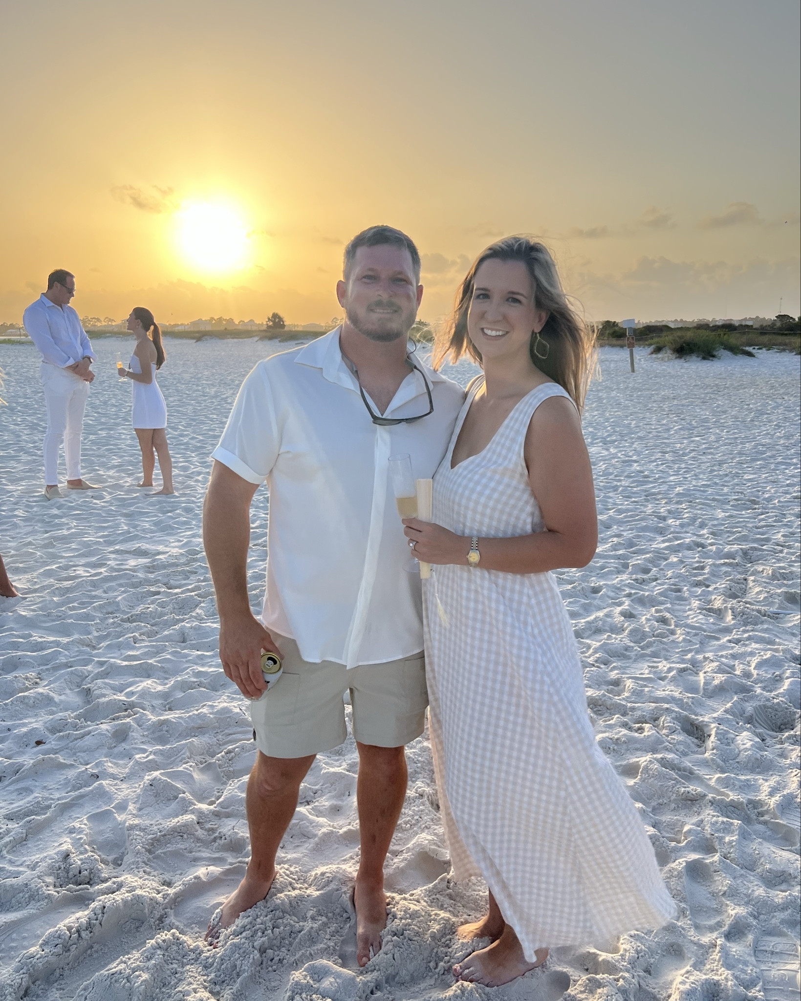 Such a beautiful wedding with the ceremony taking place on a little island! Dress code was white/cream/beige and this dress was PERFECT thanks to one of my best friends! I’m in the XS/S size! Was tighter in the breast area  

#LTKStyleTip #LTKWedding #LTKSummerEdit