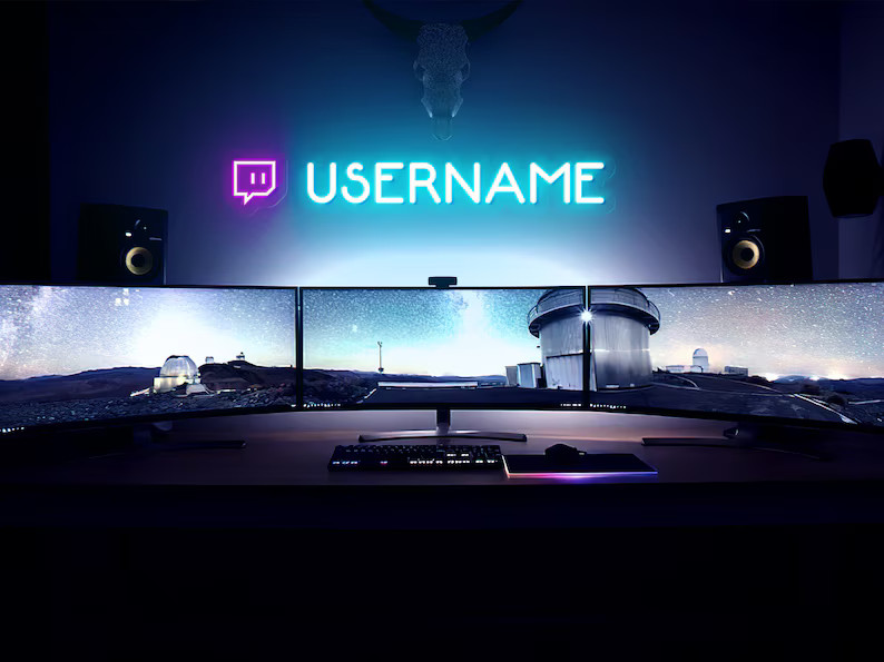 Personalized Game Tag Neon Sign Username Neon Sign Custom - Etsy | Etsy (US)