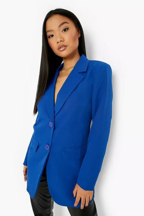 Petite Pocket Detail Blazer | Boohoo.com (US & CA)