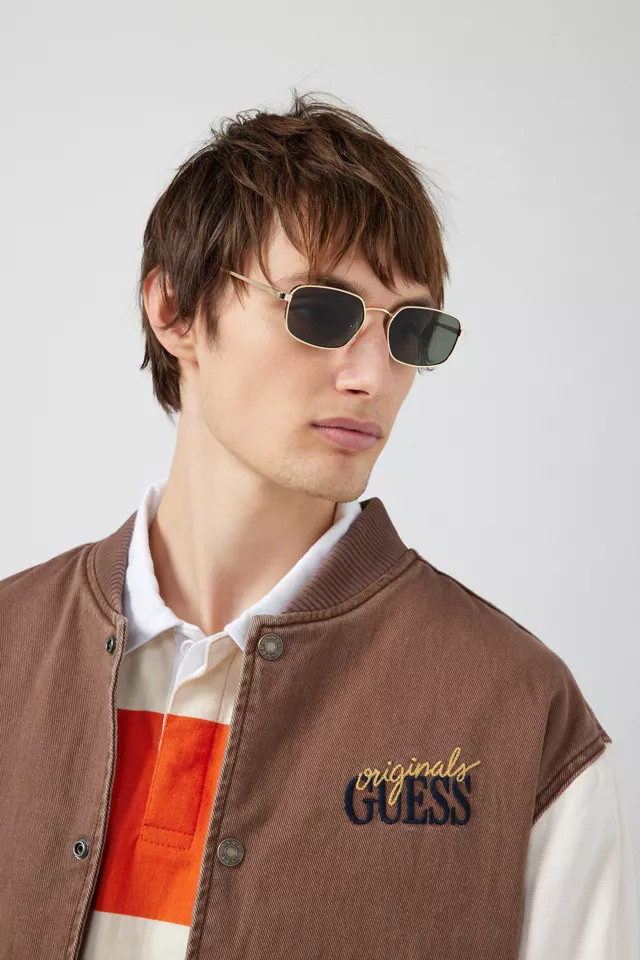 Leo Slim Metal Sunglasses | Urban Outfitters (US and RoW)