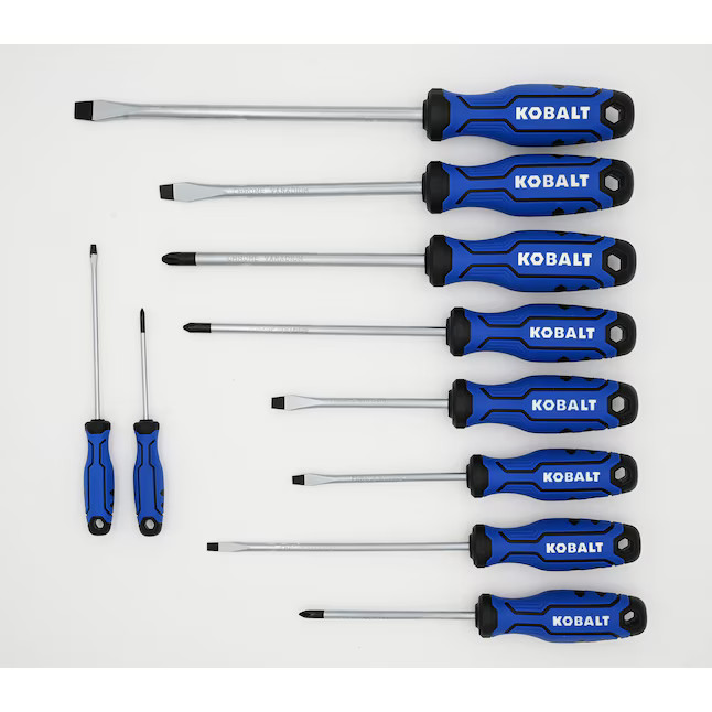 Kobalt 10 -Piece 6-in Magnetic Screwdriver Set | Lowe's