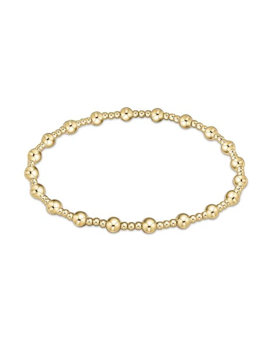 Classic Sincerity Gold Bead Bracelet (3 Sizes) - Southern Made | Shop Southern Made & Southern Made Tees