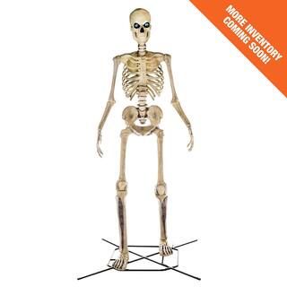 12 ft Giant-Sized Skeleton with LifeEyes(TM) LCD Eyes | The Home Depot