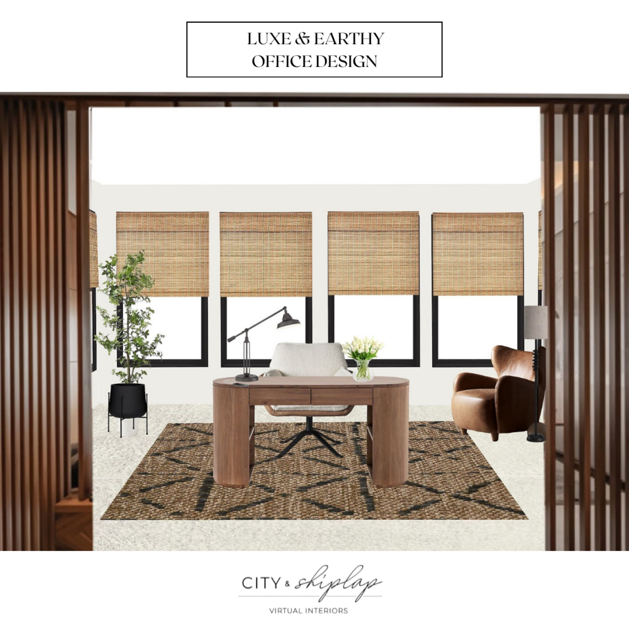 Luxe & earthy office design 

#LTKFindsUnder100 #LTKHome #LTKStyleTip