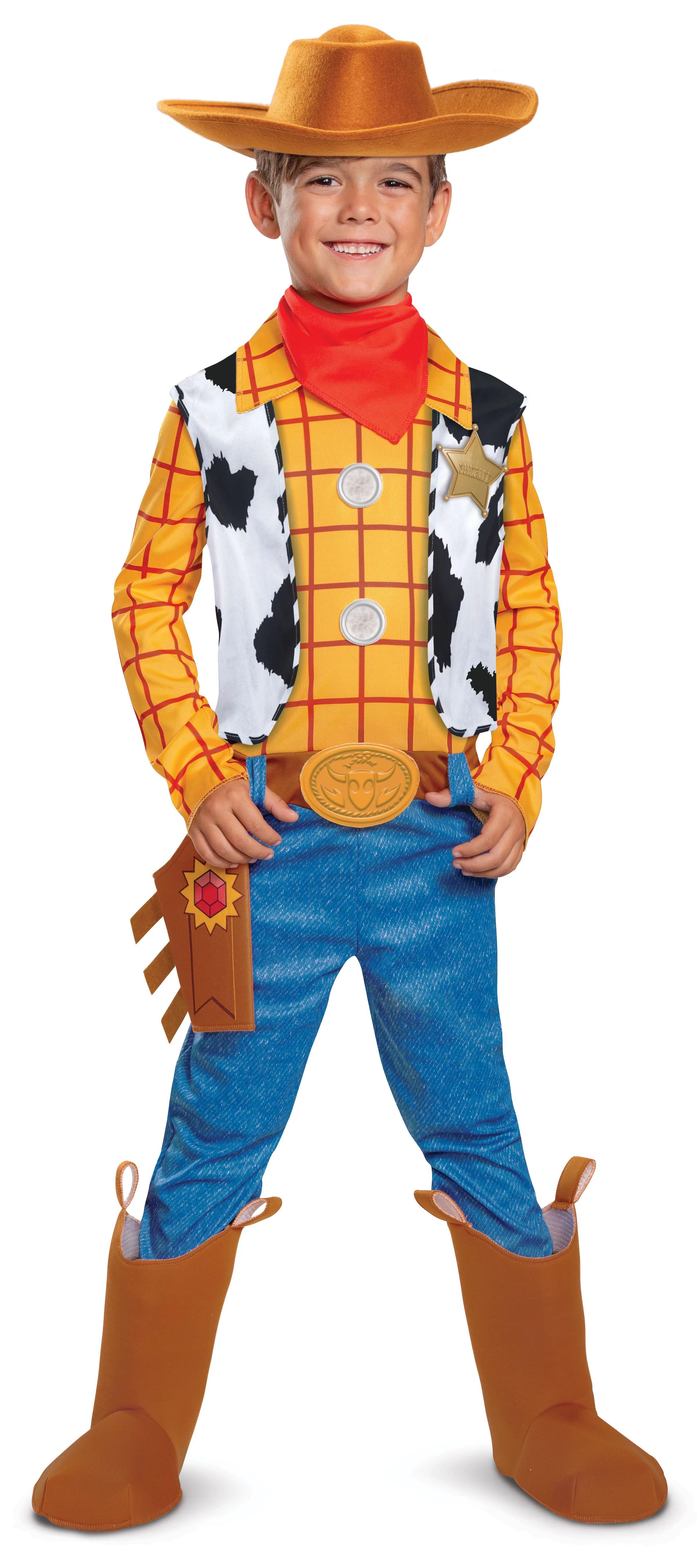 Disguise Toy Story Sheriff Classic Woody Boy's Halloween Fancy-Dress Costume for Child, 2T | Walmart (US)
