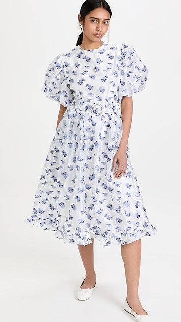 Pearl Floret Midi Dress | Shopbop