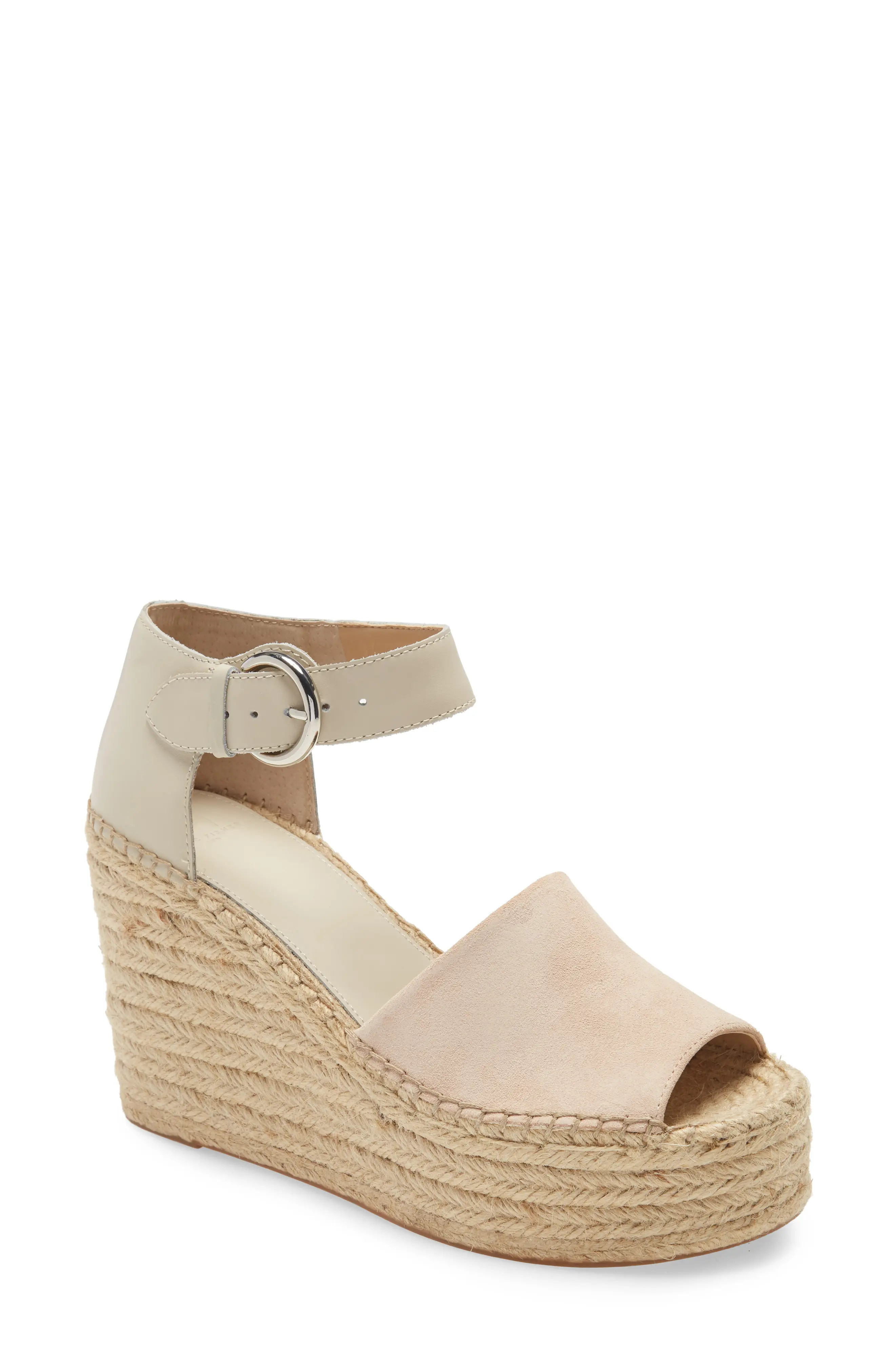 Women's Marc Fisher Ltd Alida Espadrille Platform Wedge, Size 11 M - Beige | Nordstrom