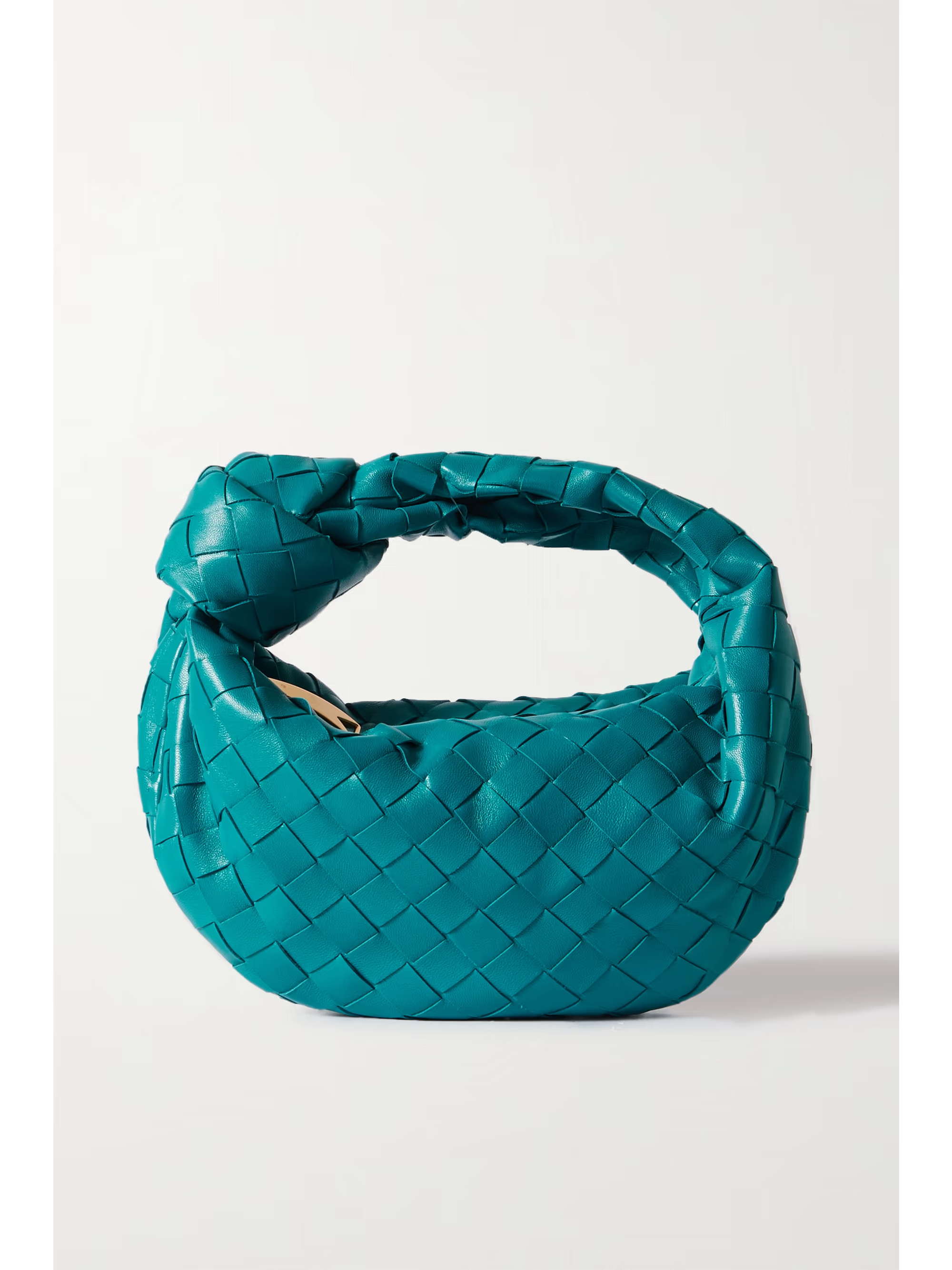 Jodie mini knotted intrecciato leather tote | NET-A-PORTER (US)