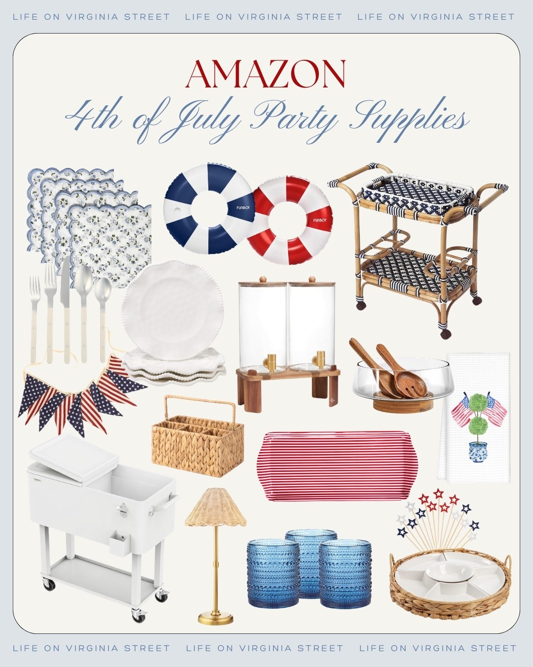 Amazon Fourth of July party supplies 🙌🏻🙌🏻

#LTKdayinmylife #LTKSeasonal #LTKHome