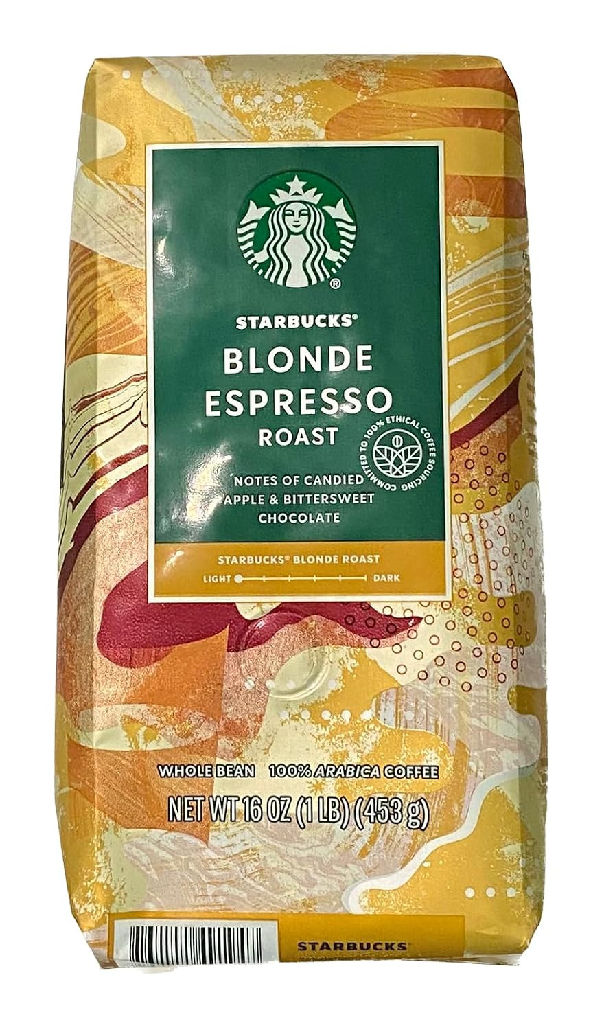 Starbucks Blonde Espresso Light Roast 1lb Whole Bean Coffee | Amazon (US)