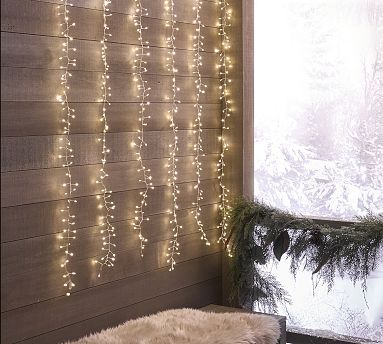 Curtain Rain String Lights | Pottery Barn (US)