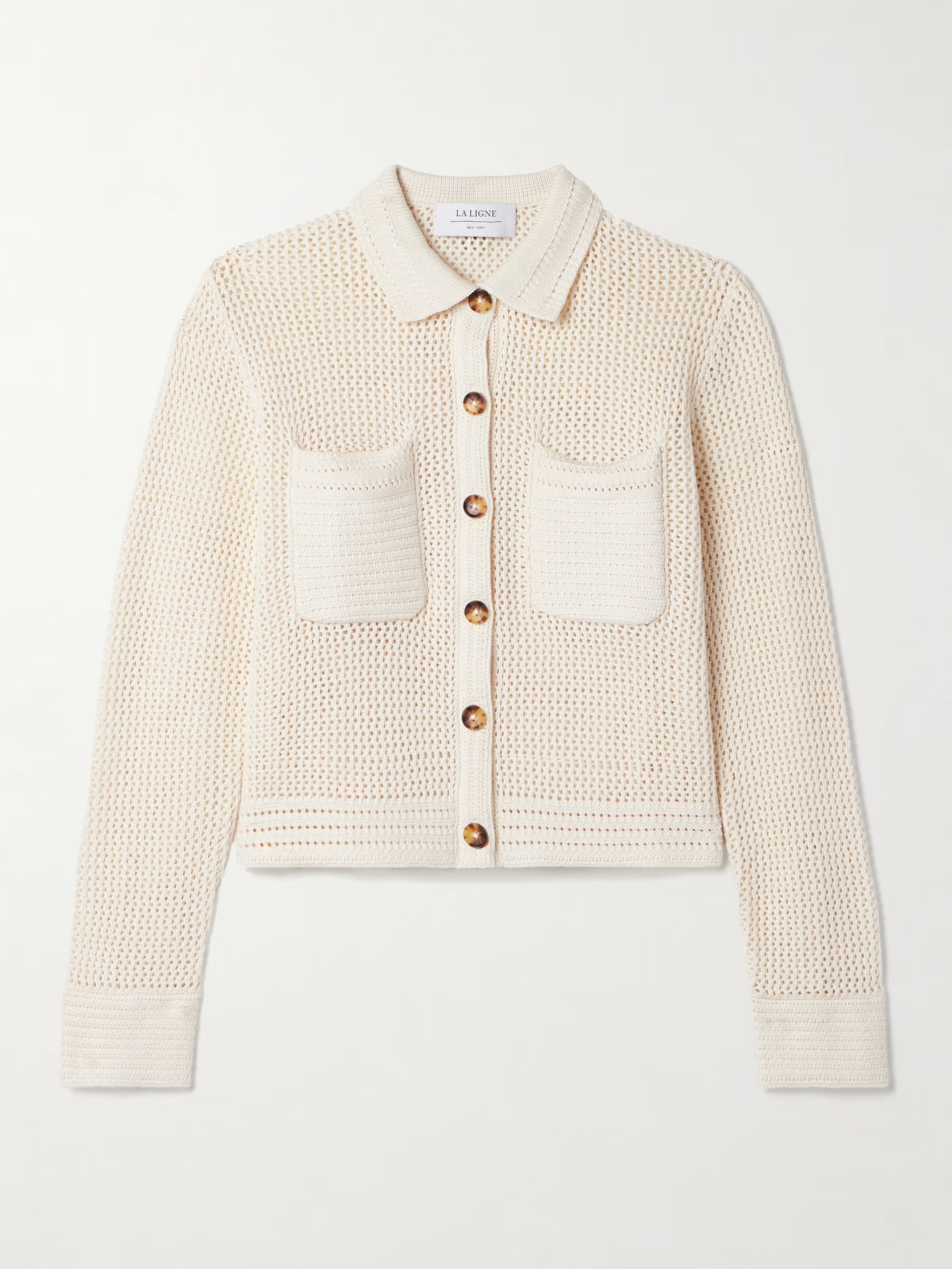 Jane crocheted cotton-blend shirt | NET-A-PORTER (US)