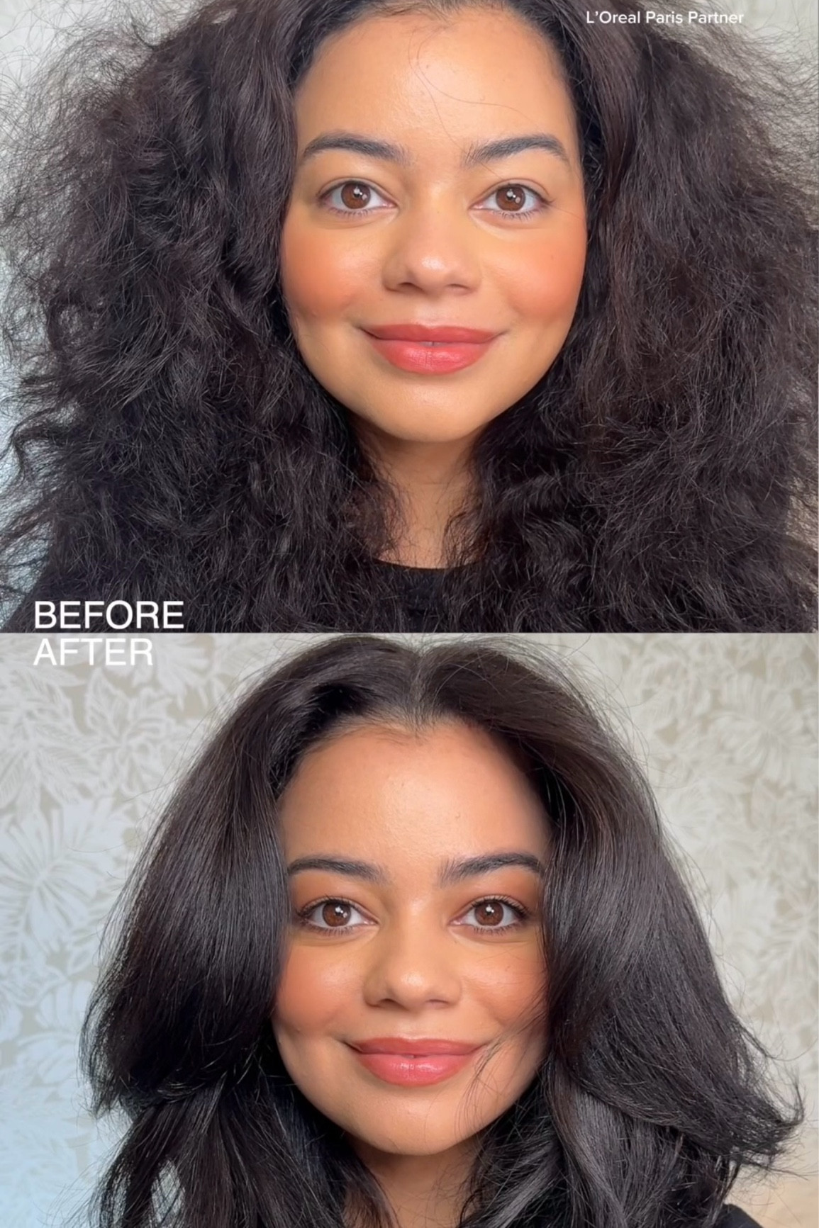 Before and after using the L’Oreal Colorsonic Hair Coloring Device! 😍 This device is super easy to use and the hair color looks more vibrant than ever! Also, no more mess for me! 👌🏻 @shop.ltk @colorsonic.com #liketkit #colorsonic #lorealparispartner 