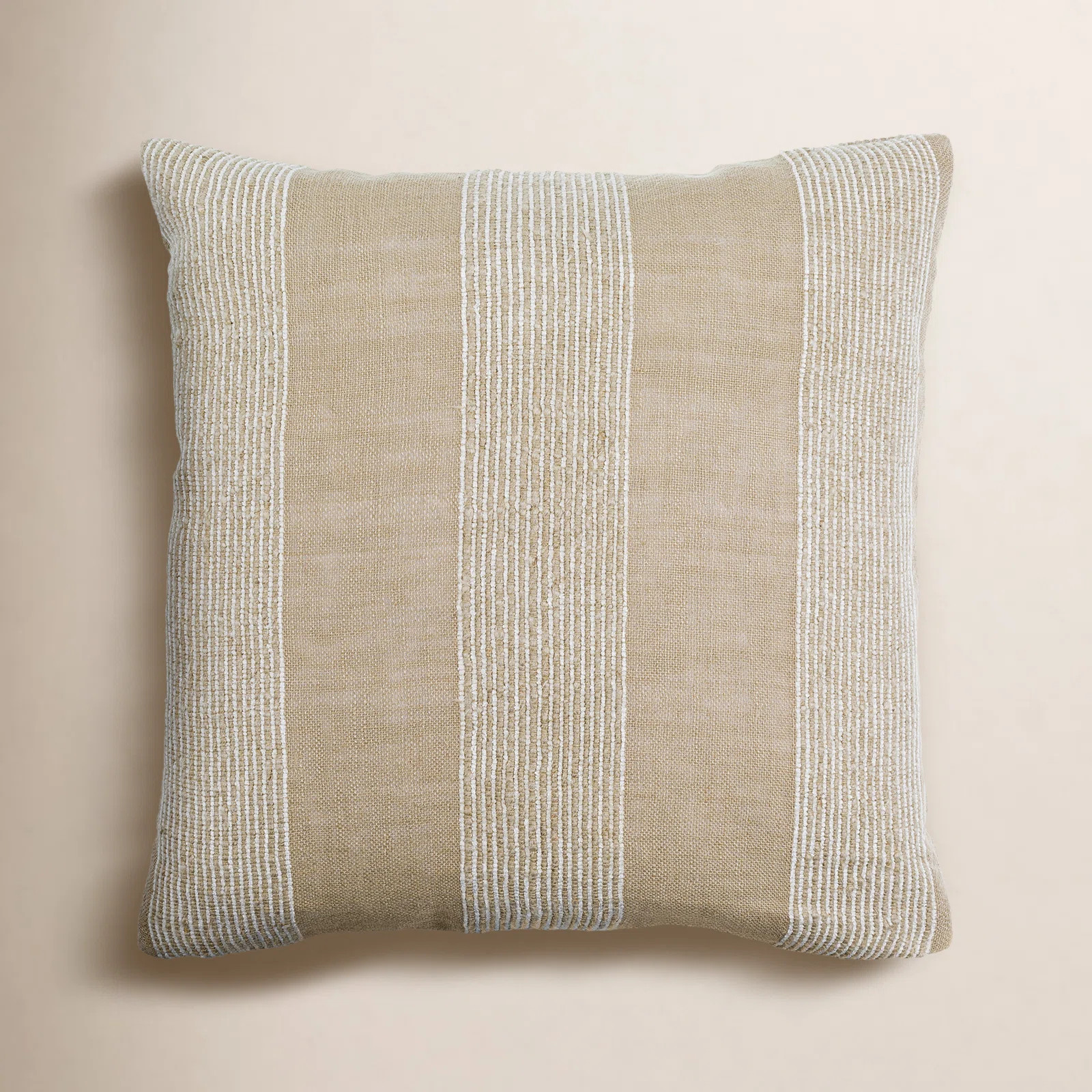 Liliana Striped Linen Throw Pillow | Birch Lane
