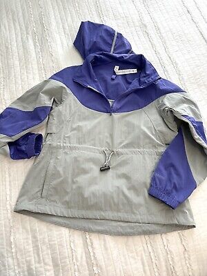 Lululemon Evergreen Anorak Jacket Women's Size 4 Gray/Purple Half Zip Packable | eBay US