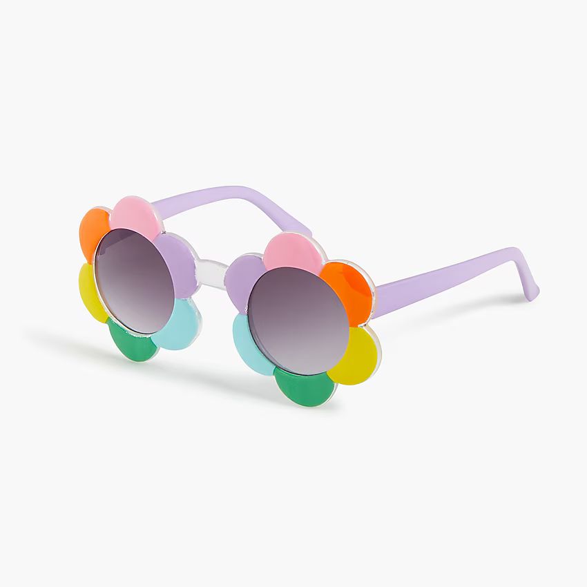 Girls' rainbow daisy sunglasses | J.Crew Factory
