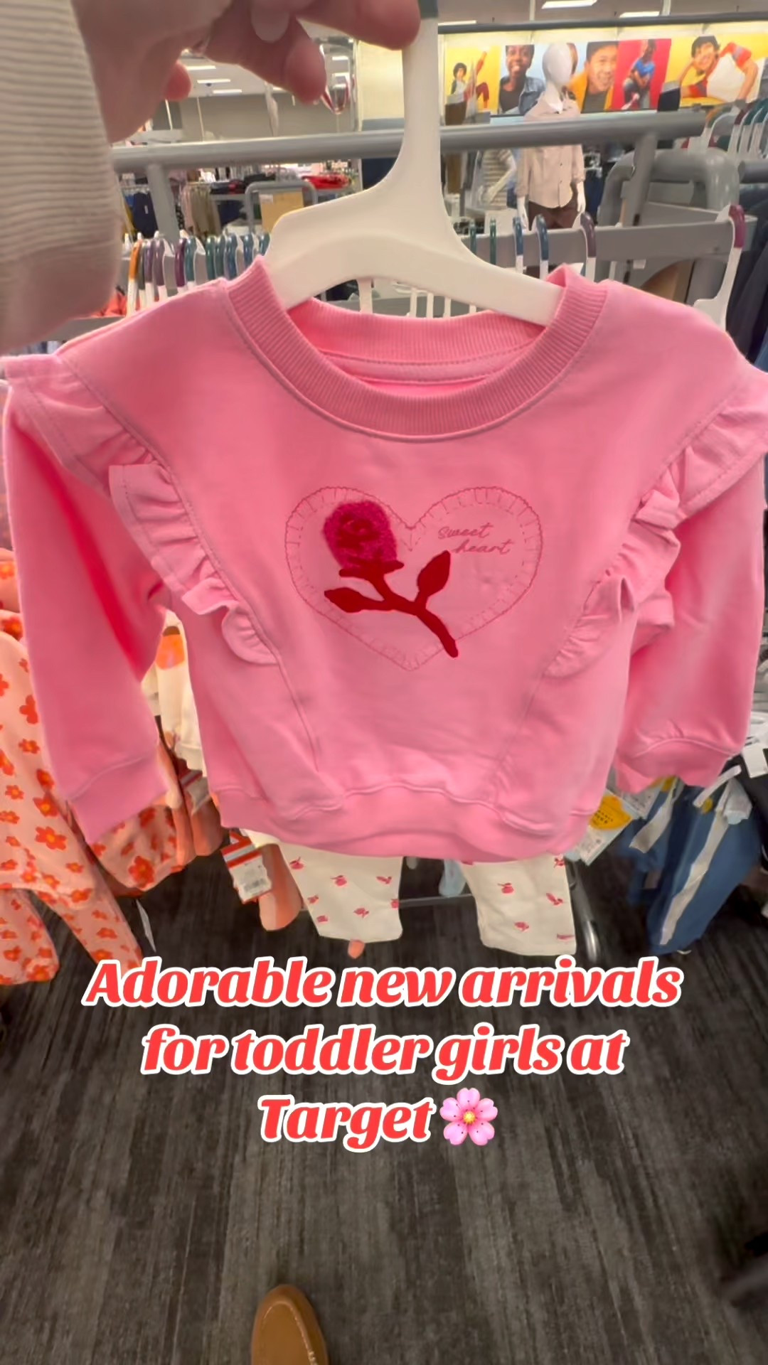 Took a little break for the holidays, but we’re back at it! These new arrivals are perfect for Valentine’s Day & spring time!🩷🌸 #targetfinds #toddlergirlmom #targetstyle #toddlergirlstyle #toddlerstyle 

#LTKSeasonal #LTKKids
