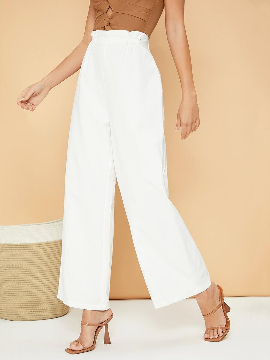SHEIN High Waist Wide Leg Pants | SHEIN
