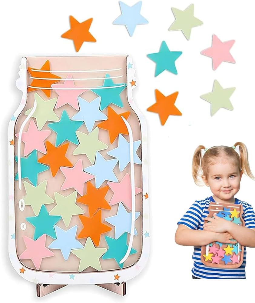 Star Jar Reward System, Star Jar Reward System Magnetic, Magnetic Reward Jar, Children's Reward S... | Amazon (US)