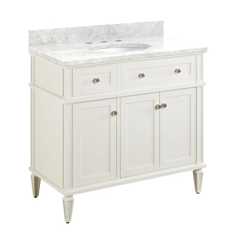 Signature Hardware 36" Elmdale Single Bathroom Vanity Set with Oval Undermount Sink | Wayfair | Wayfair North America
