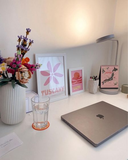 Cozy dorm room desk decor inspo! 
Perfect gifts for girls going to collage next year. 🌸📖🪩🩵🕯️🎀


#LTKfindsunder50 #LTKhome #LTKGiftGuide