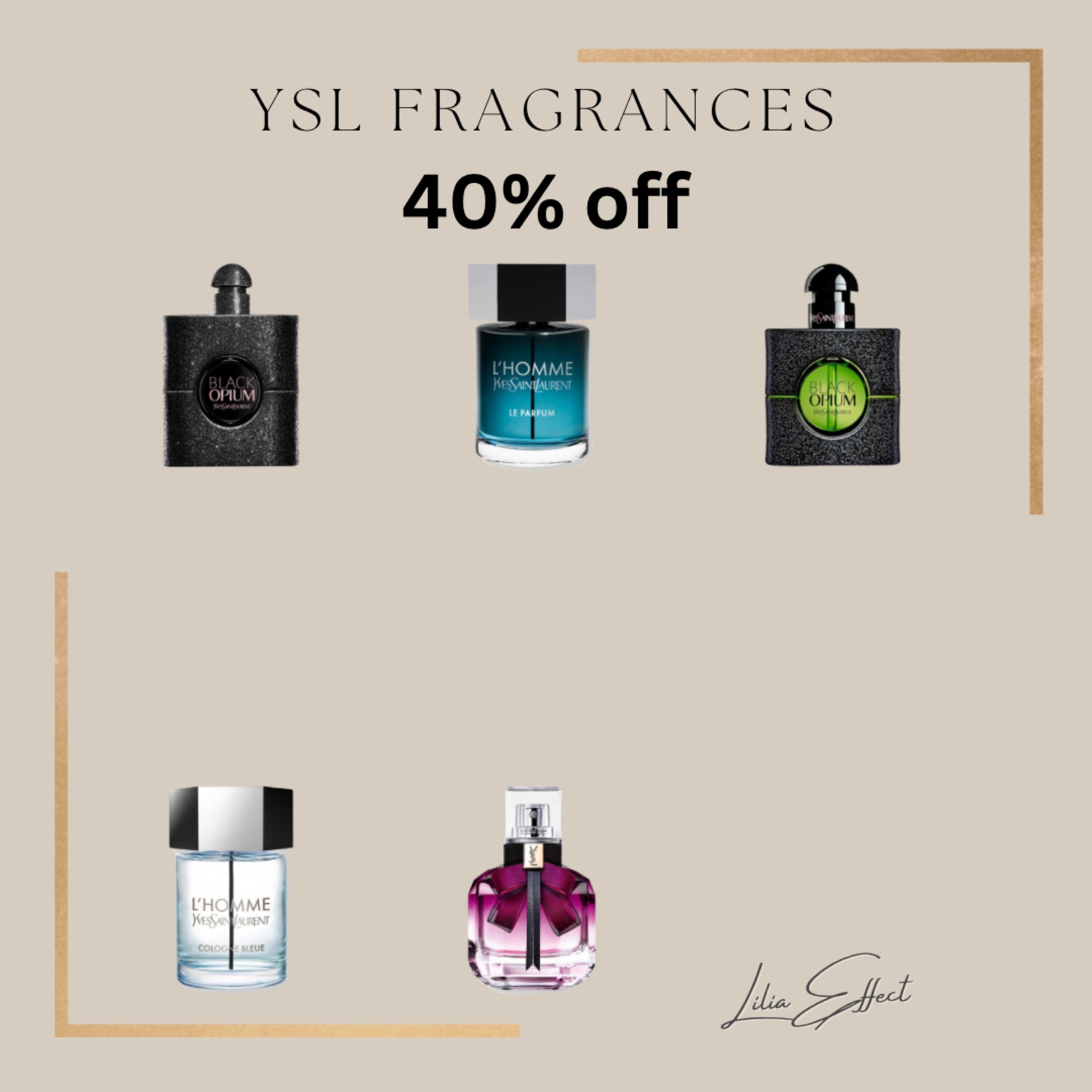 Black Friday has arrived at ULTA beauty! Get ready to save 40% off on YSL fragrances for him and her. Don't miss out on these holiday savings! 🎁✨ #BlackFridayDeals #ULTABeauty #YSLFragrances #HolidaySavings 

#LTKSeasonal #LTKGiftGuide #LTKCyberWeek