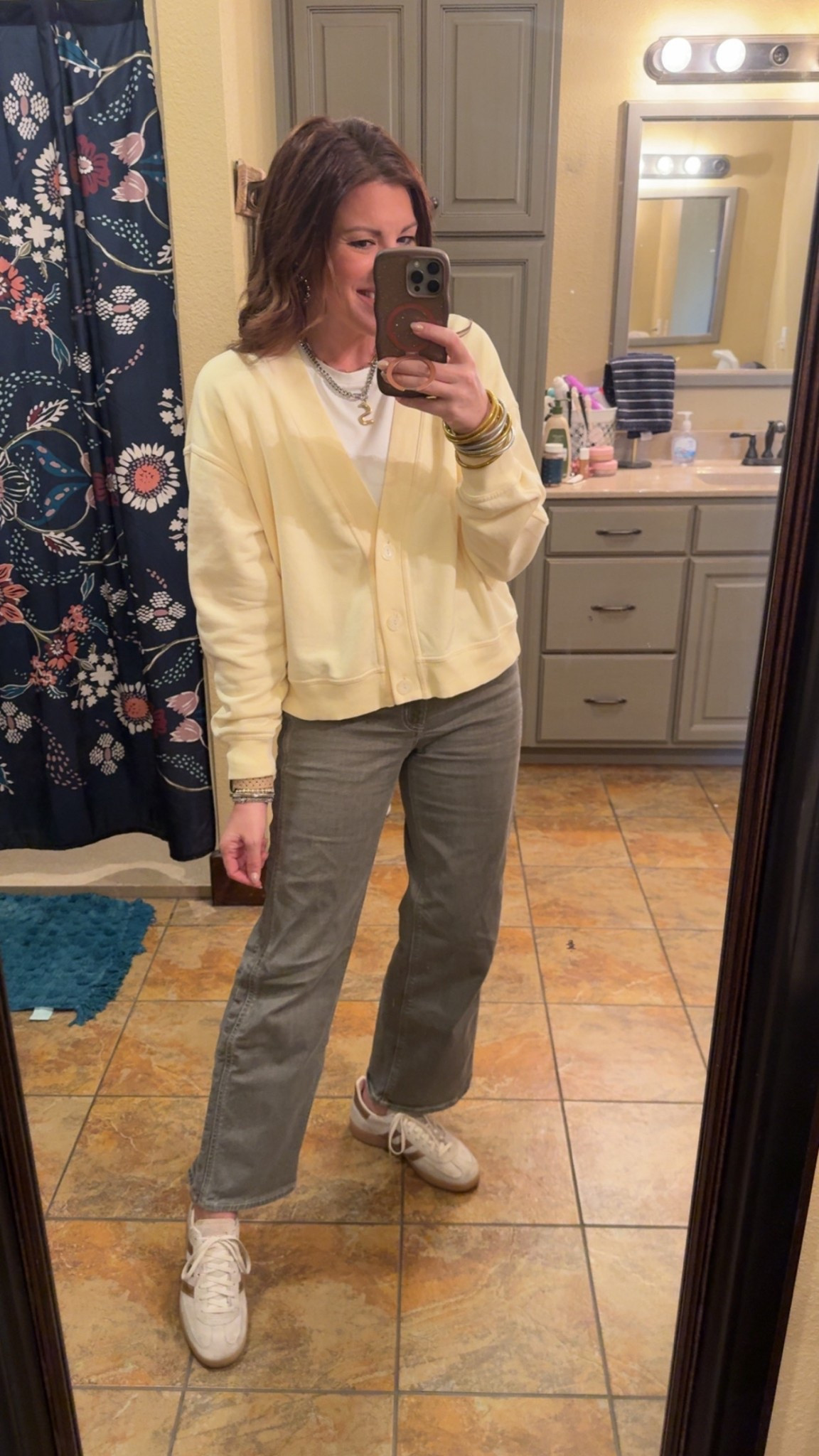 Spring in in motion and butter yellow is back! This sweatshirt cardigan is a win!  Shop my OOTD! 

Wearing size small in top and size small in bottoms.  @Target  @American Eagle Outfitters 

Teacher | ootd | spring colors | spring transitions | outfit inspo | casual | trending | yellow 

#LTKSaleAlert #LTKootd #LTKOver40
