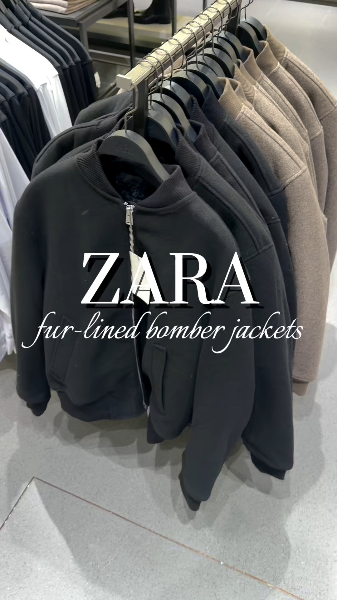 Fur lined bomber jackets from Zara man. Super warm for the winter 

#LTKMens #LTKootd #LTKWorkwear
