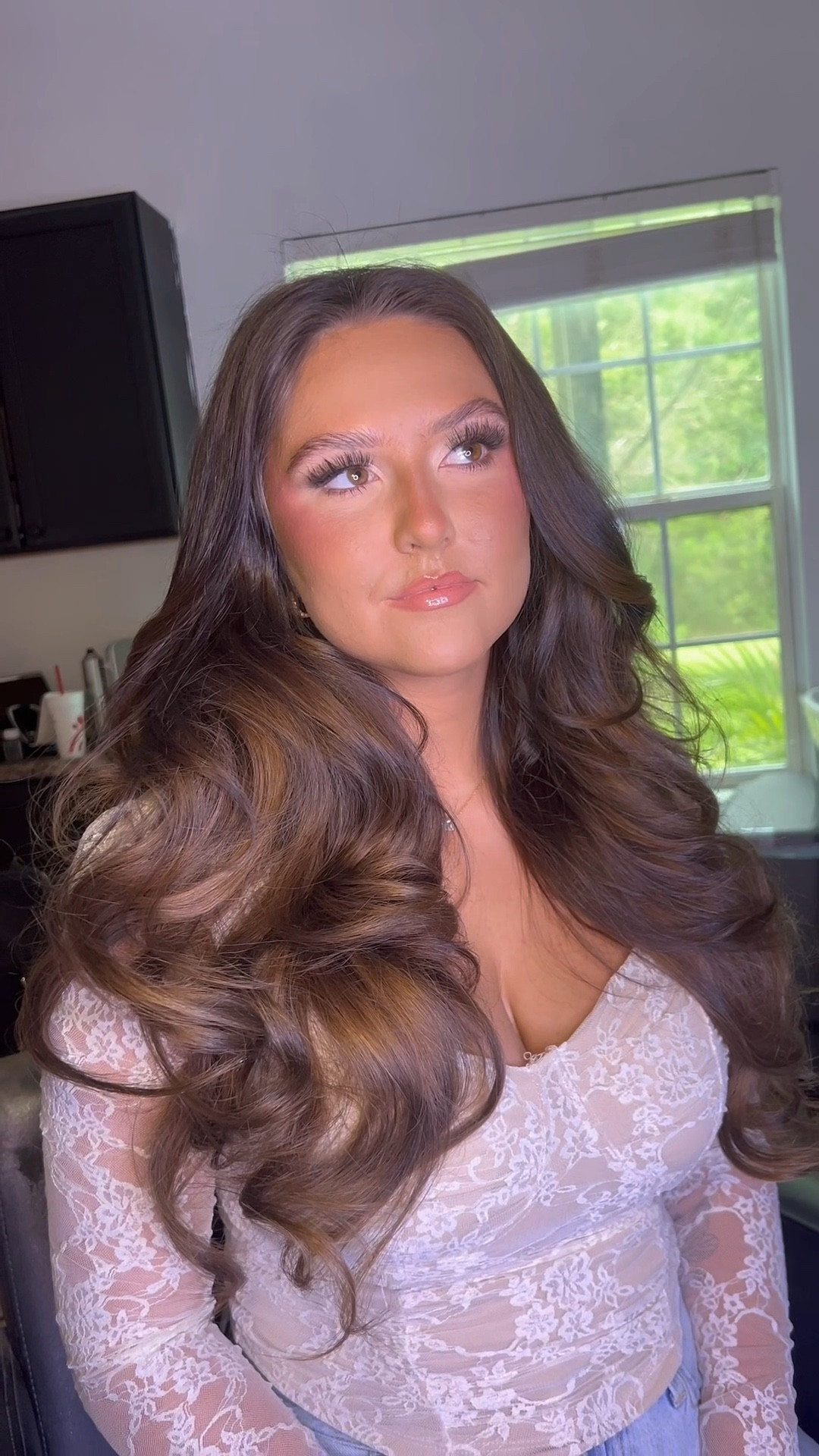 Maddie’s bride trial 🫶🏼🤍💍✨🥂

#LTKWedding #LTKFindsUnder100 #LTKBeauty