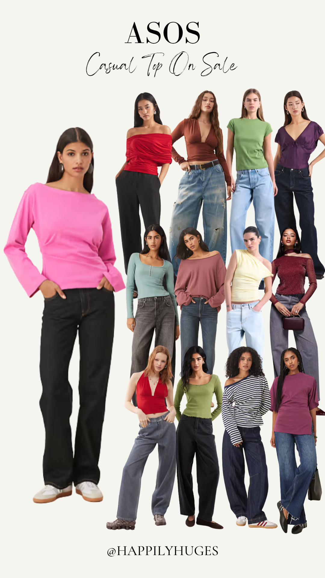 Casual tops on sale from ASOS—check these out. 

 #LTKdayinmylife #LTKootd #LTKSaleAlert