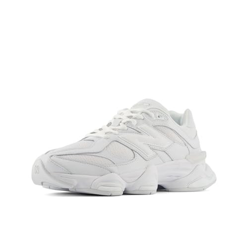 New Balance Women's 9060 Sneakers, White Grey, 7.5 Medium US | Amazon (US)