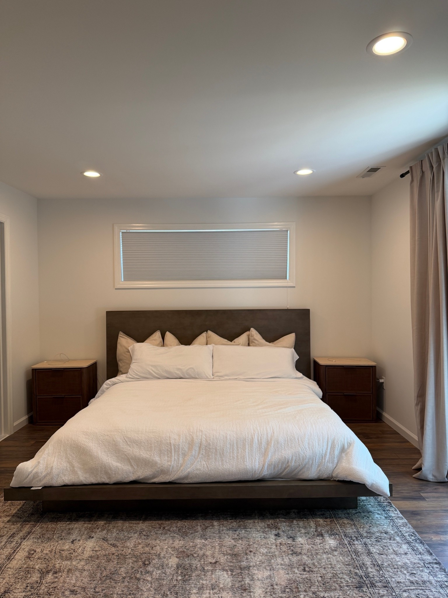 Bedroom coming along 🛌 

Bed size: King

#LTKHome