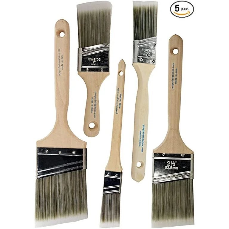 Pro Grade - Paint Brushes - 5 Ea - Paint Brush Set | Walmart (US)