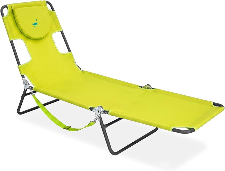 Ostrich the Original Chaise 72 x 22 Inch Lounge Portable Reclining Lounger, Outdoor Patio, Beach,... | Amazon (US)