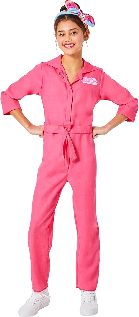 InSpirit Designs Barbie Pink Coverall/Utility Youth Costume | Amazon (US)