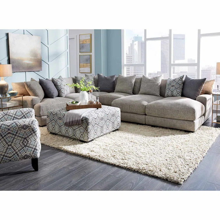 Delao 5 - Piece Upholstered Sectional | Wayfair North America